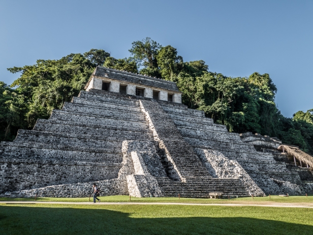 Temple of the Inscriptions, containing the tomb and sarcophagus of Lord Pakal the Great.